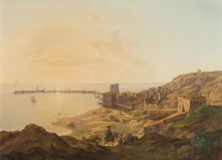Jakob Wilhelm Huber - Ansicht von Agrigent.