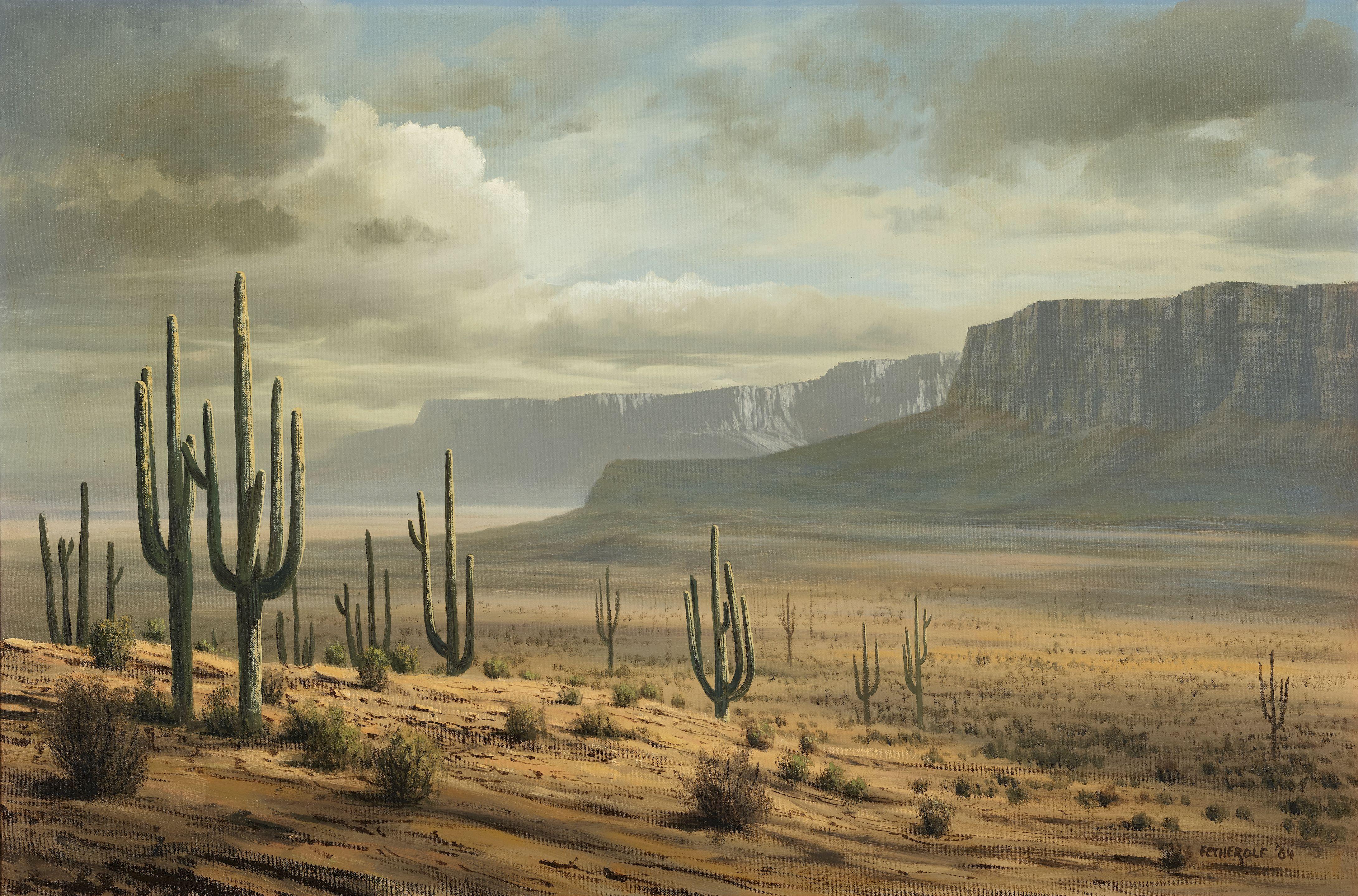 James A. Fetherolf - Desert landscape