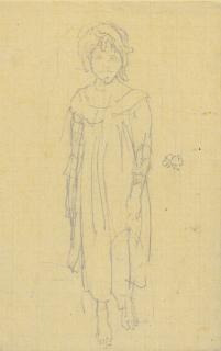 James Abbott Mcneill Whistler - A Young Maid, Ajaccio