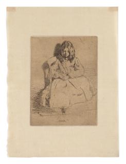 James Abbott Mcneill Whistler - Annie, Seated (K. 30; G. 32)