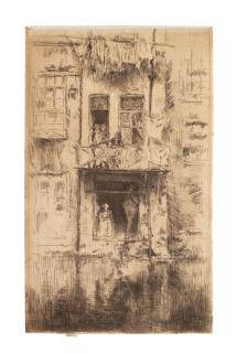 James Abbott McNeill Whistler - Balcony, Amsterdam