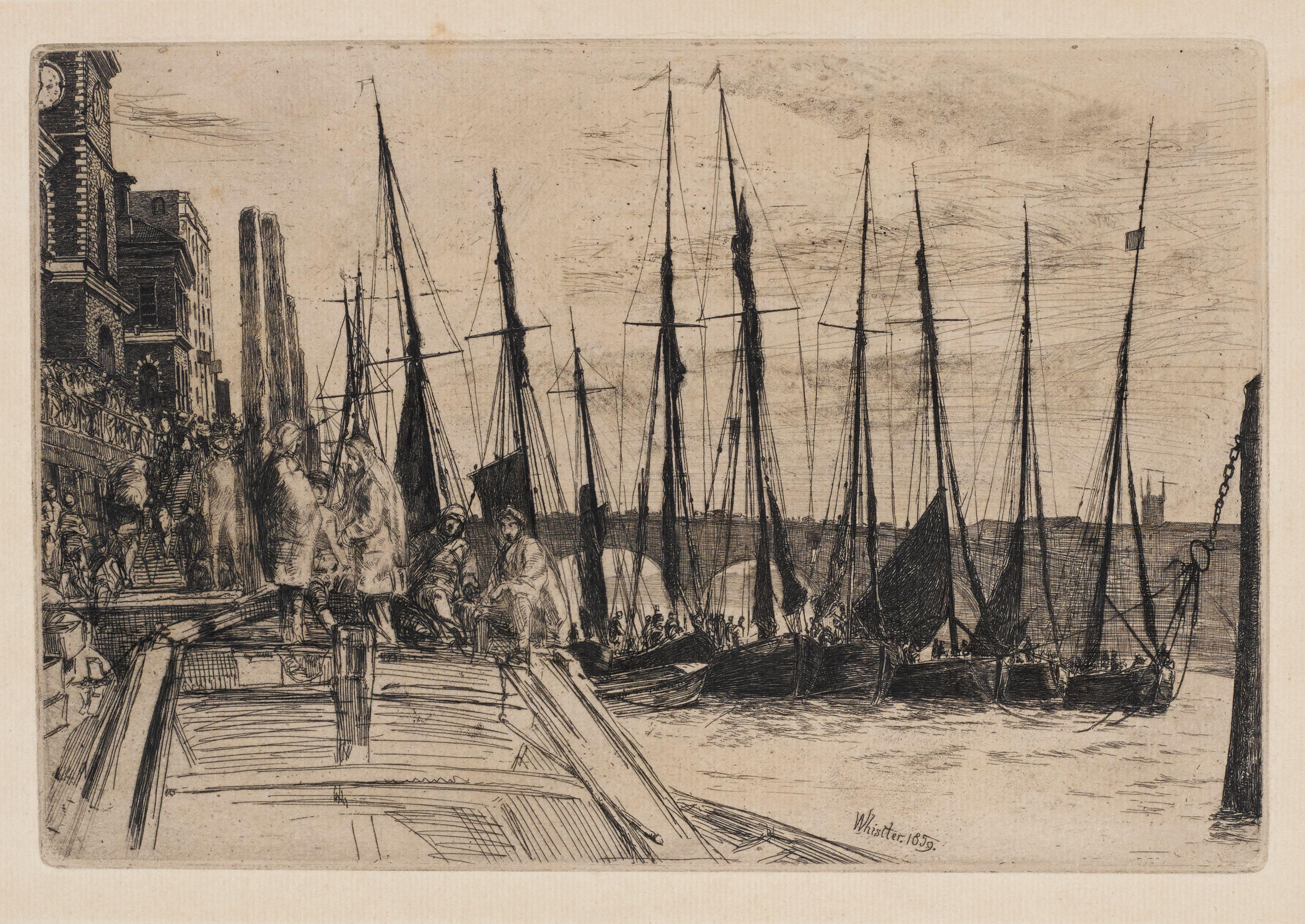 James Abbott McNeill Whistler - Billingsgate; Girl with Bowl