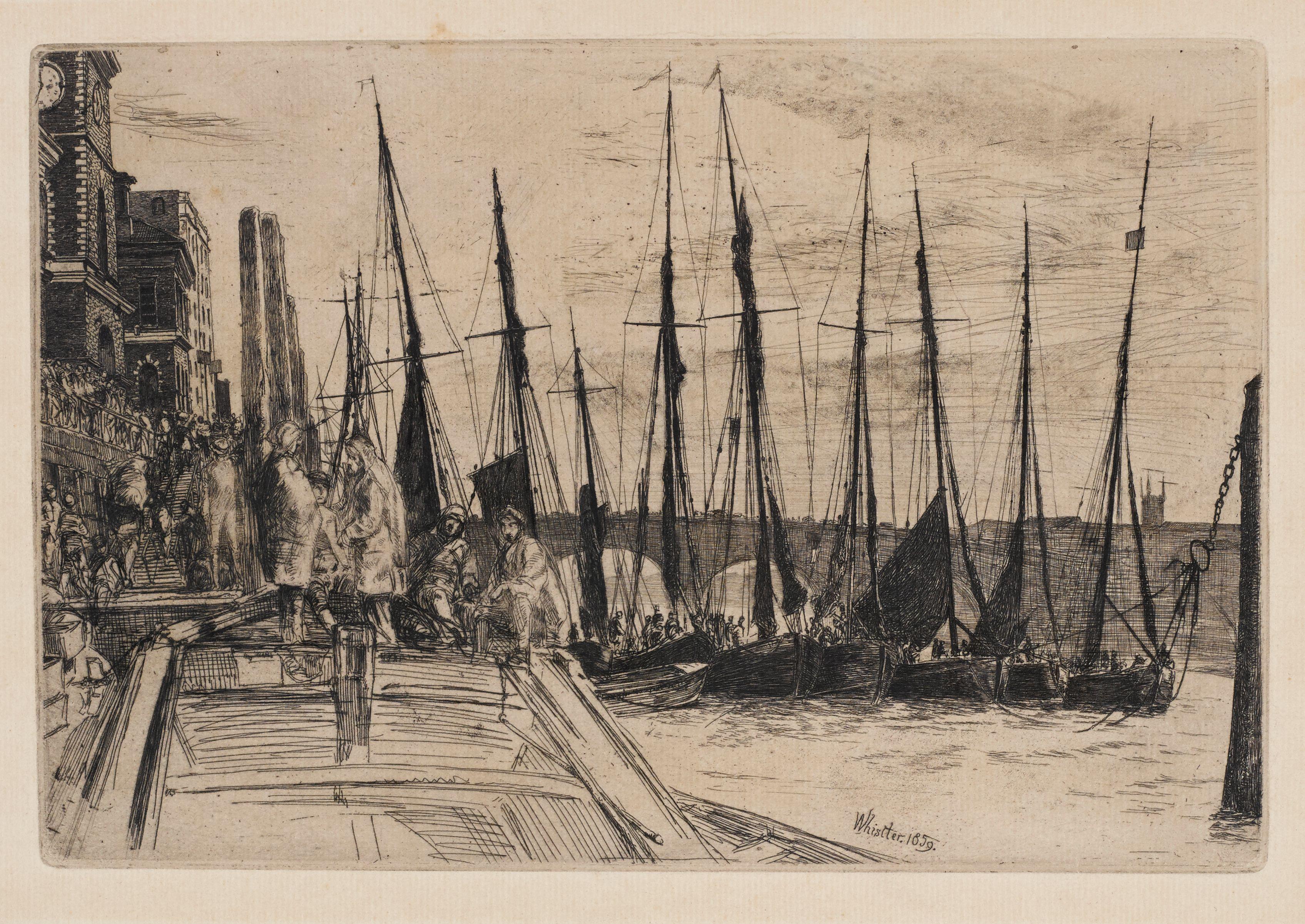 James Abbott McNeill Whistler - Billingsgate; Girl with Bowl