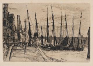 James Abbott McNeill Whistler - Billingsgate; Girl with Bowl