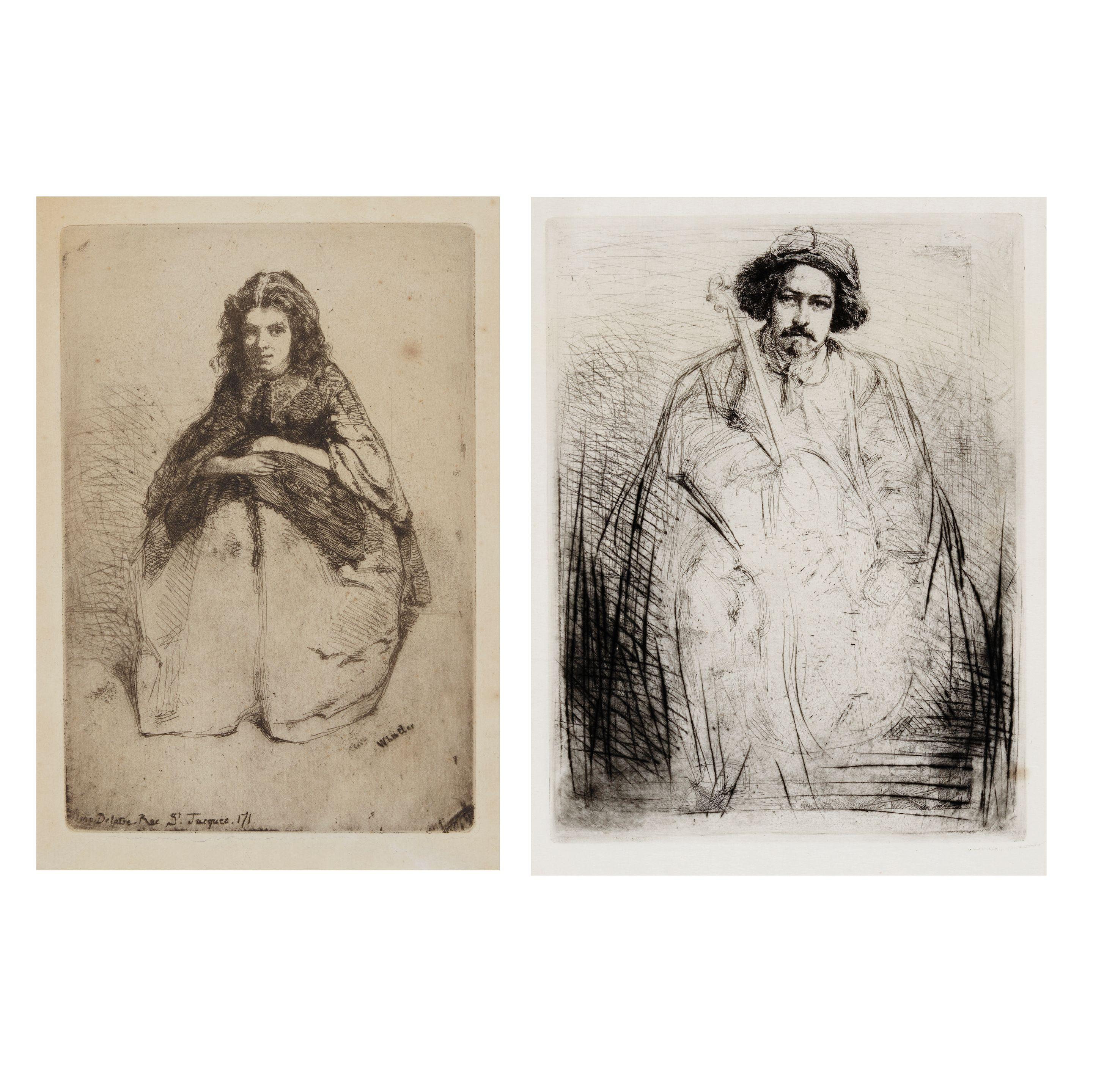 James Abbott McNeill Whistler - Fumette; J. Becquet, Sculptor 2