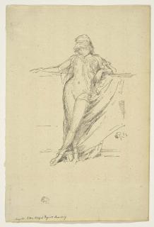 James Abbott McNeill Whistler - Little Draped Figure, Leaning (W. 51; L. 82; S, S & T. 76)