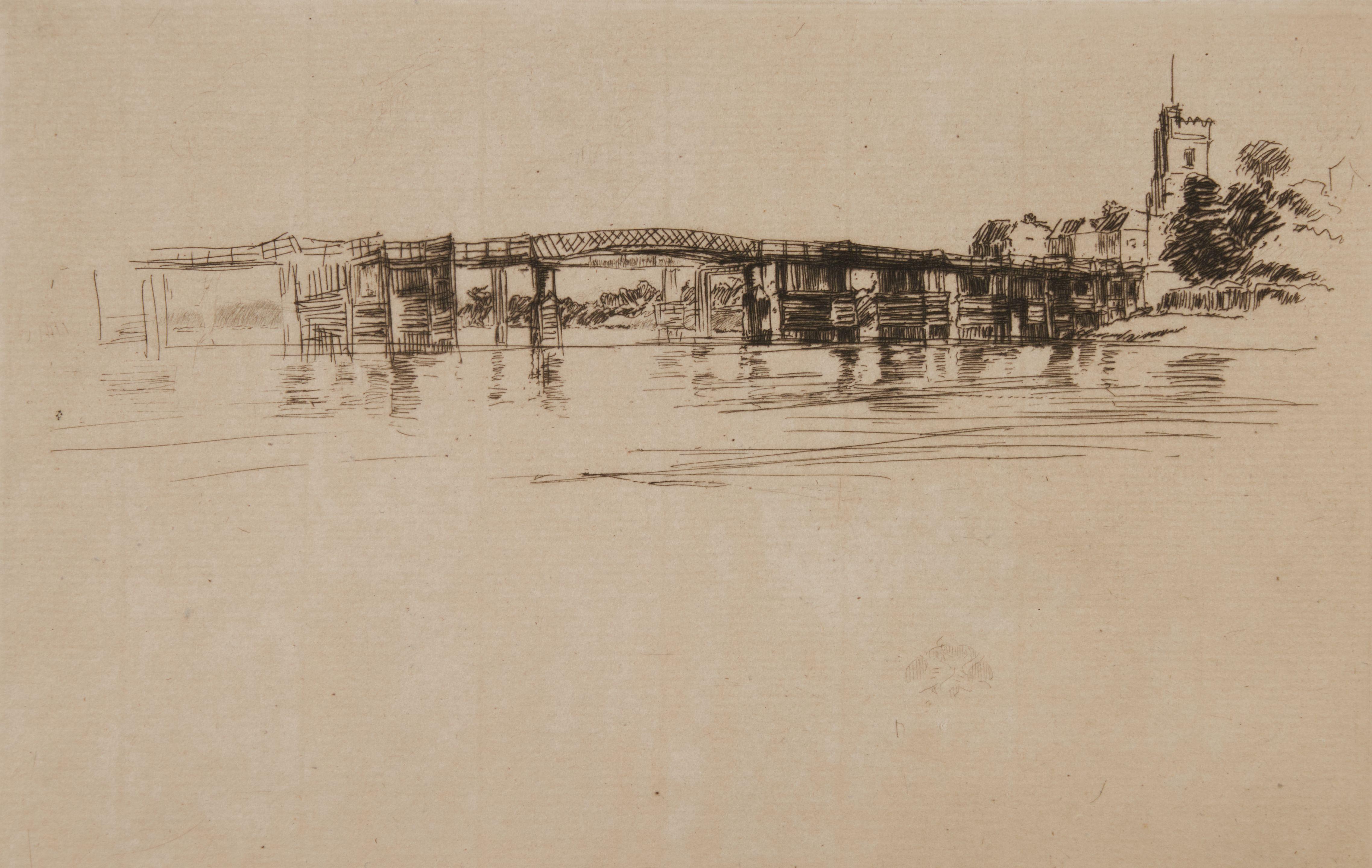 James Abbott McNeill Whistler - Little Putney Bridge