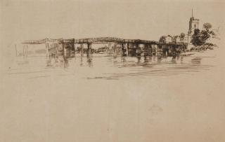 James Abbott McNeill Whistler - Little Putney Bridge