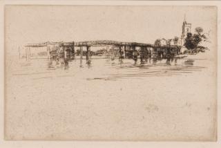 James Abbott McNeill Whistler - Little Putney Bridge