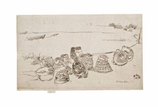 James Abbott McNeill Whistler - Lobster-Pots, from: The Set of Twenty-Six Etchings (Kennedy 235)