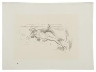 James Abbott Mcneill Whistler - Nude Model Reclining (Spink/Straits/Tedeschi 73; Way 47)