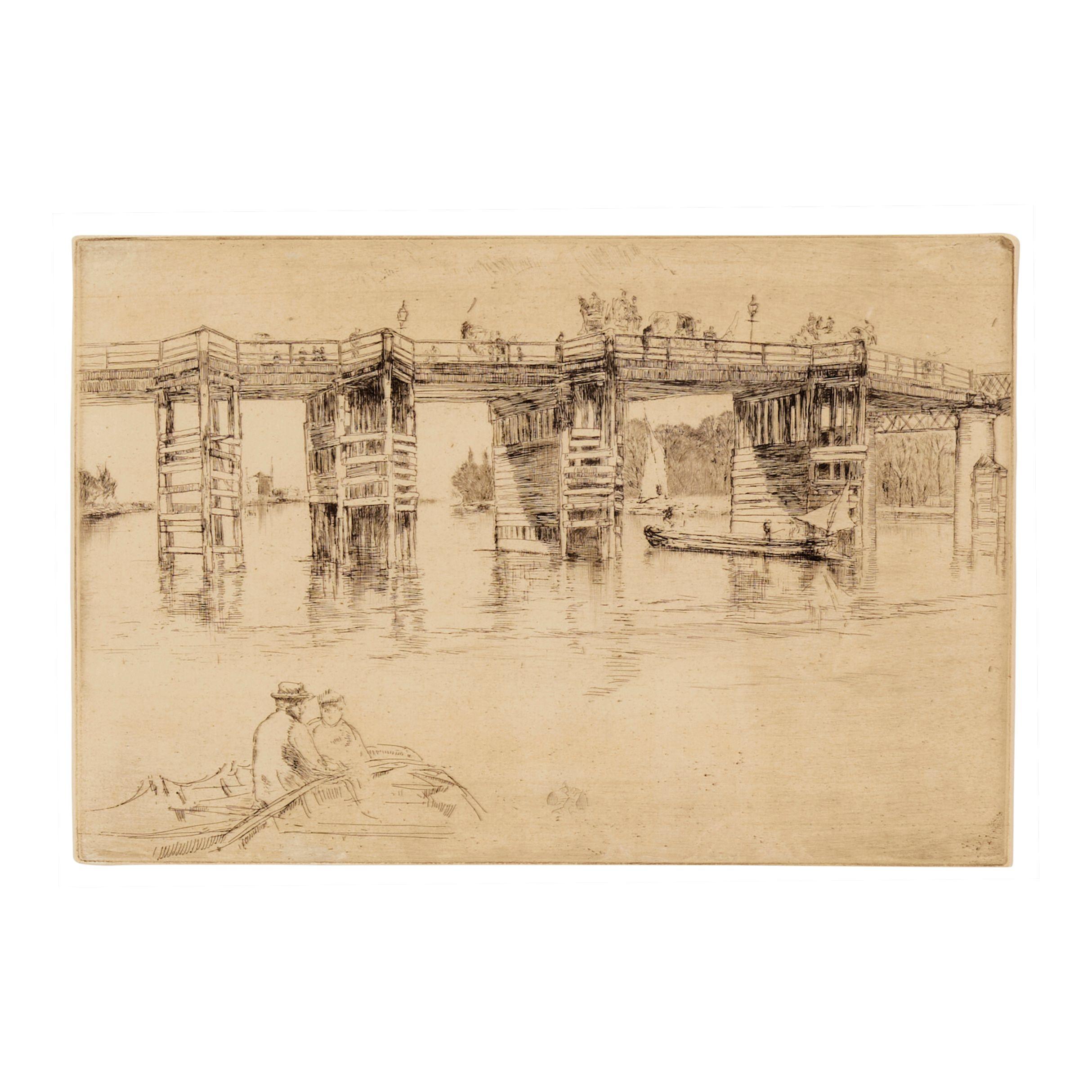 James Abbott McNeill Whistler - Old Putney Bridge