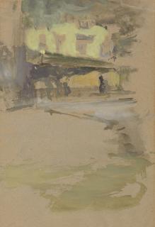 James Abbott McNeill Whistler - Penthouse of the Public House in St. Ives, Cornwall