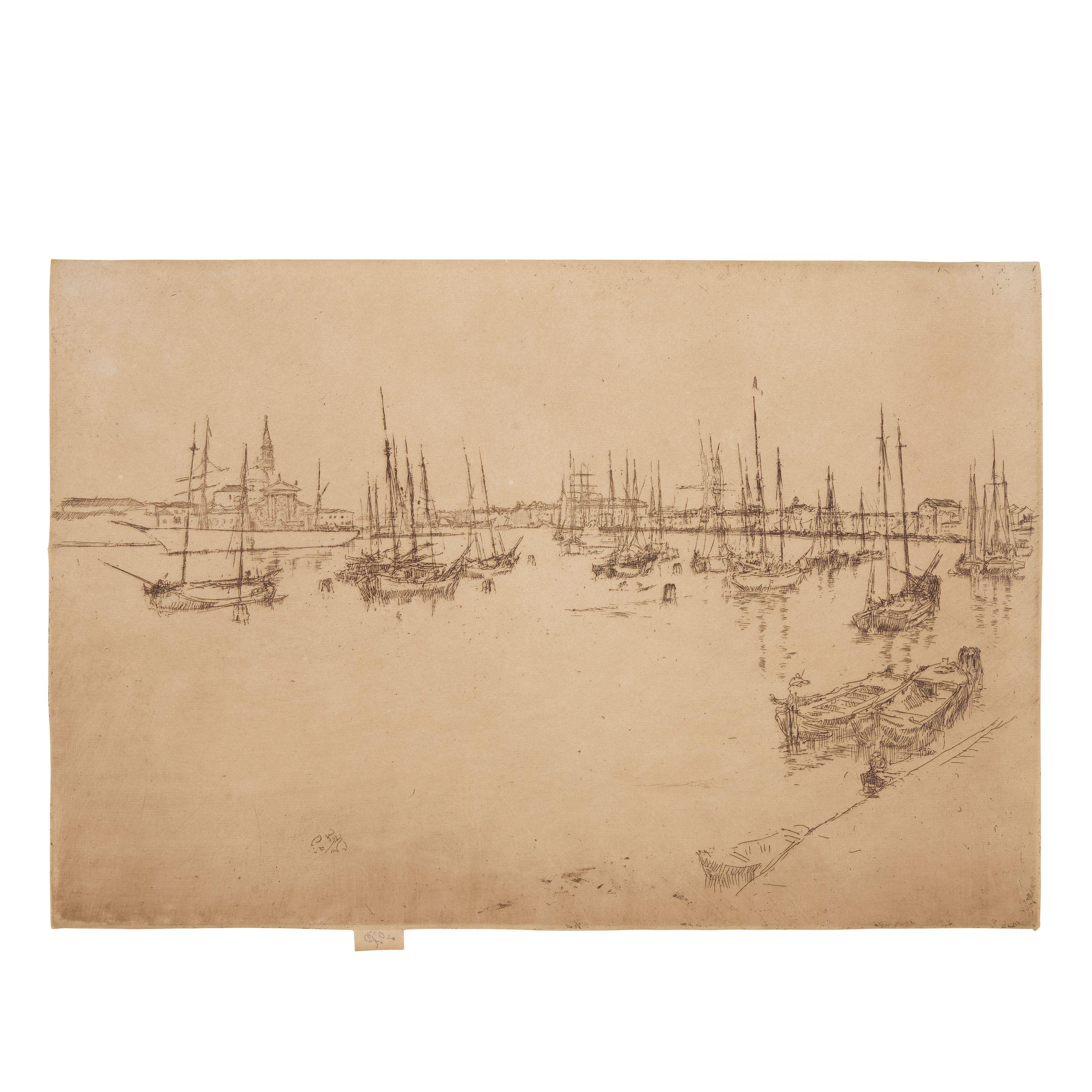 James Abbott McNeill Whistler - San Giorgio, from the Second Venice Set