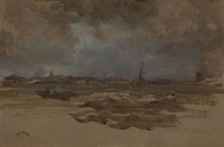 James Abbott McNeill Whistler - Stormy Sea 6 7/8 x 10 in. (17.5 x 25.4 cm.)