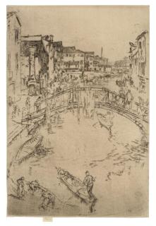 James Abbott McNeill Whistler - The Bridge (Kennedy 204)