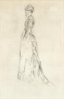 James Abbott Mcneill Whistler - The Silk Dress