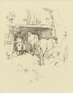 James Abbott Mcneill Whistler - The Smith\'s Yard (Spink, Stratis & Tedeschi 124)