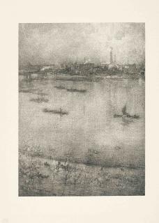 James Abbott McNeill Whistler - The Thames (W. 125; L. 178; S., S. & T. 161)