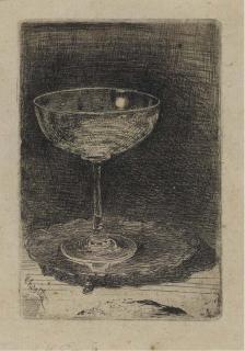 James Abbott Mcneill Whistler - The Wine-Glass (K. 27II)