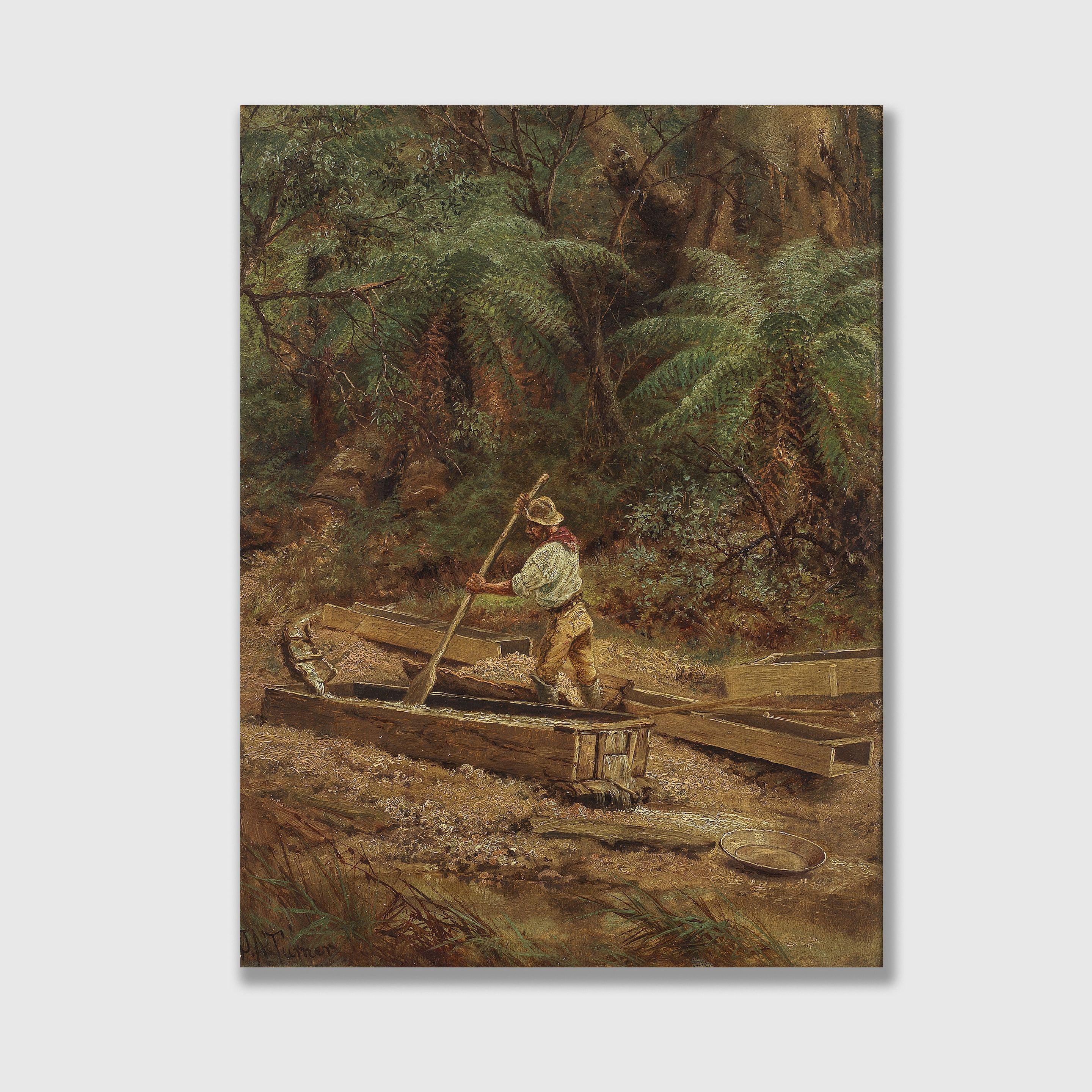 James Alfred Turner - At the Sluice Box