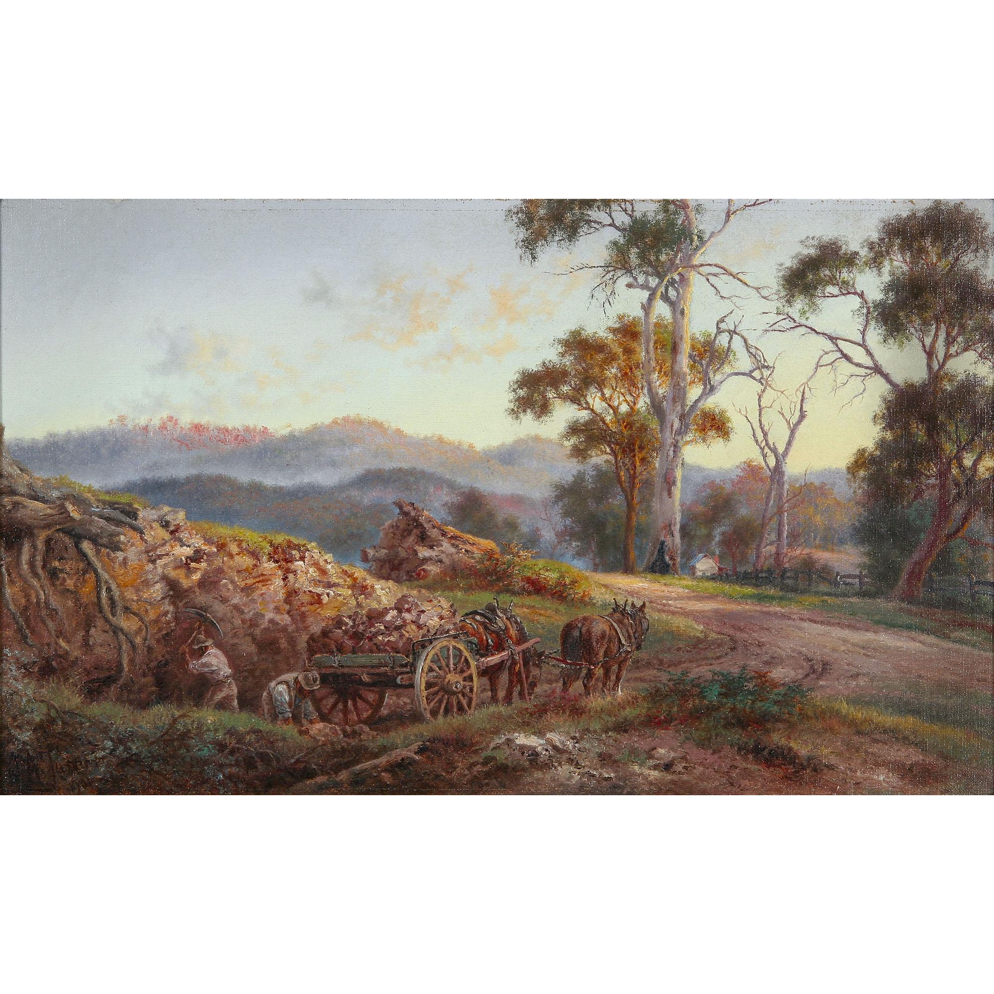James Alfred Turner - Australian At The Quarry