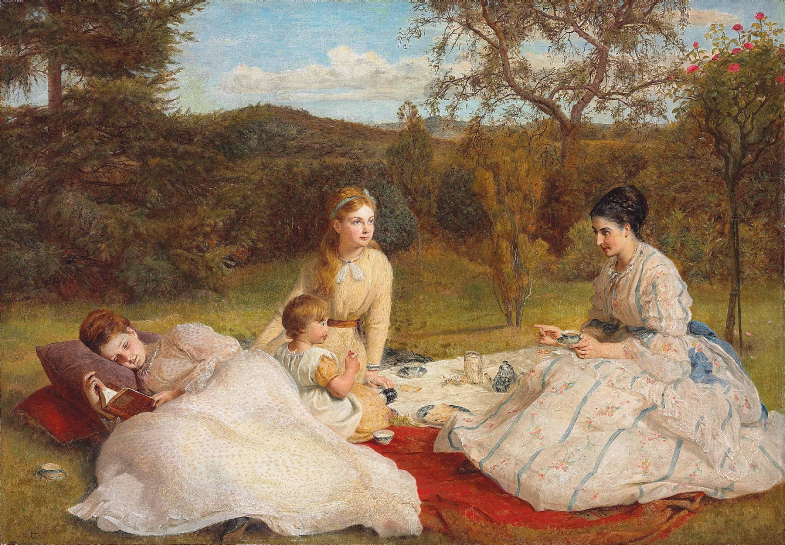 James Archer, R.S.A. - The Picnic