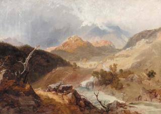 James Baker Pyne, R.B.A. - Borrowdale