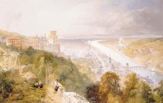 James Baker Pyne - Heidelburg On The Neckar