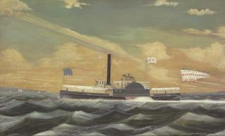 James Bard - Portrait of the Steamship Martha Washington