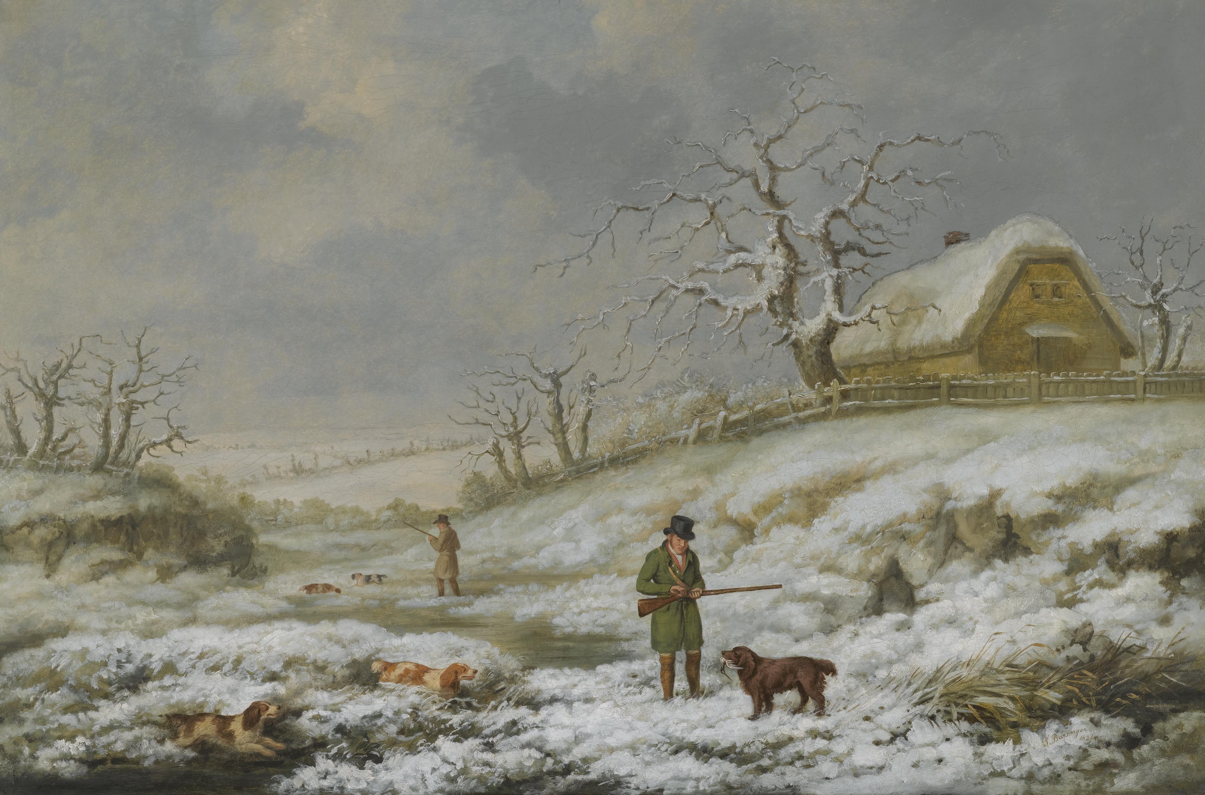James Barenger - Snipe Shooting In A Winter Landscape