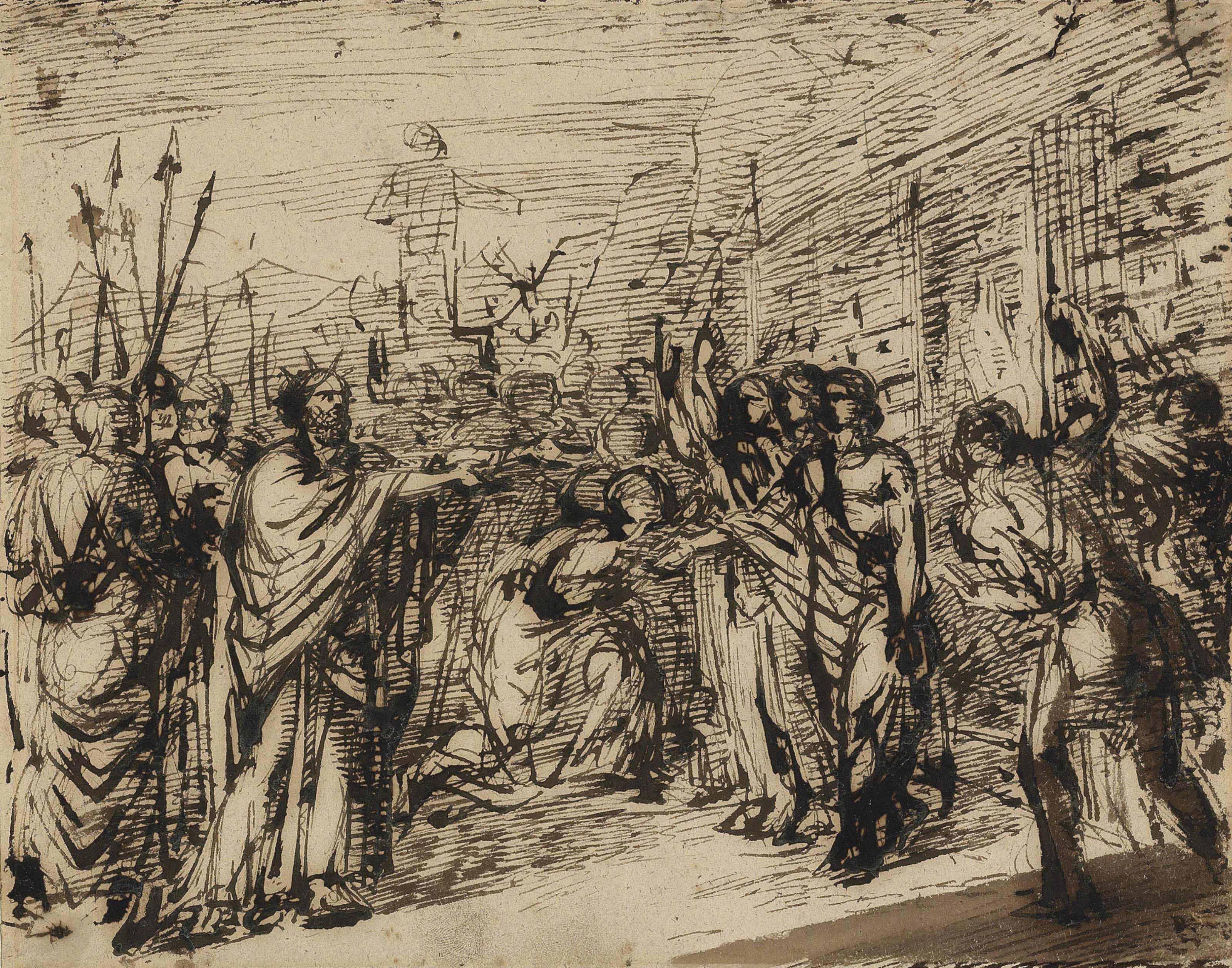 James Barry, R.A. - Compositional study