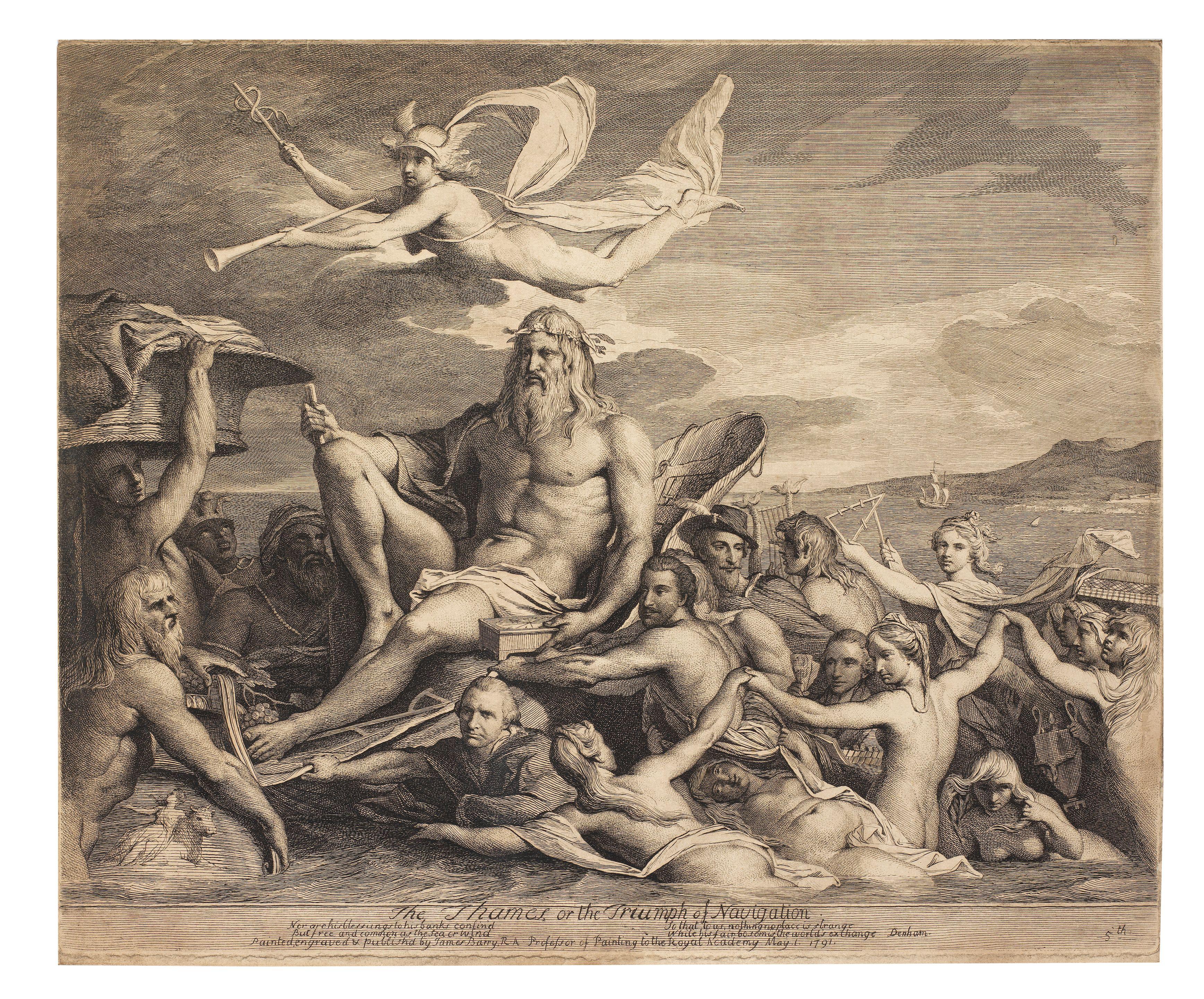 James Barry - The Thames, or the Triumph of Navigation