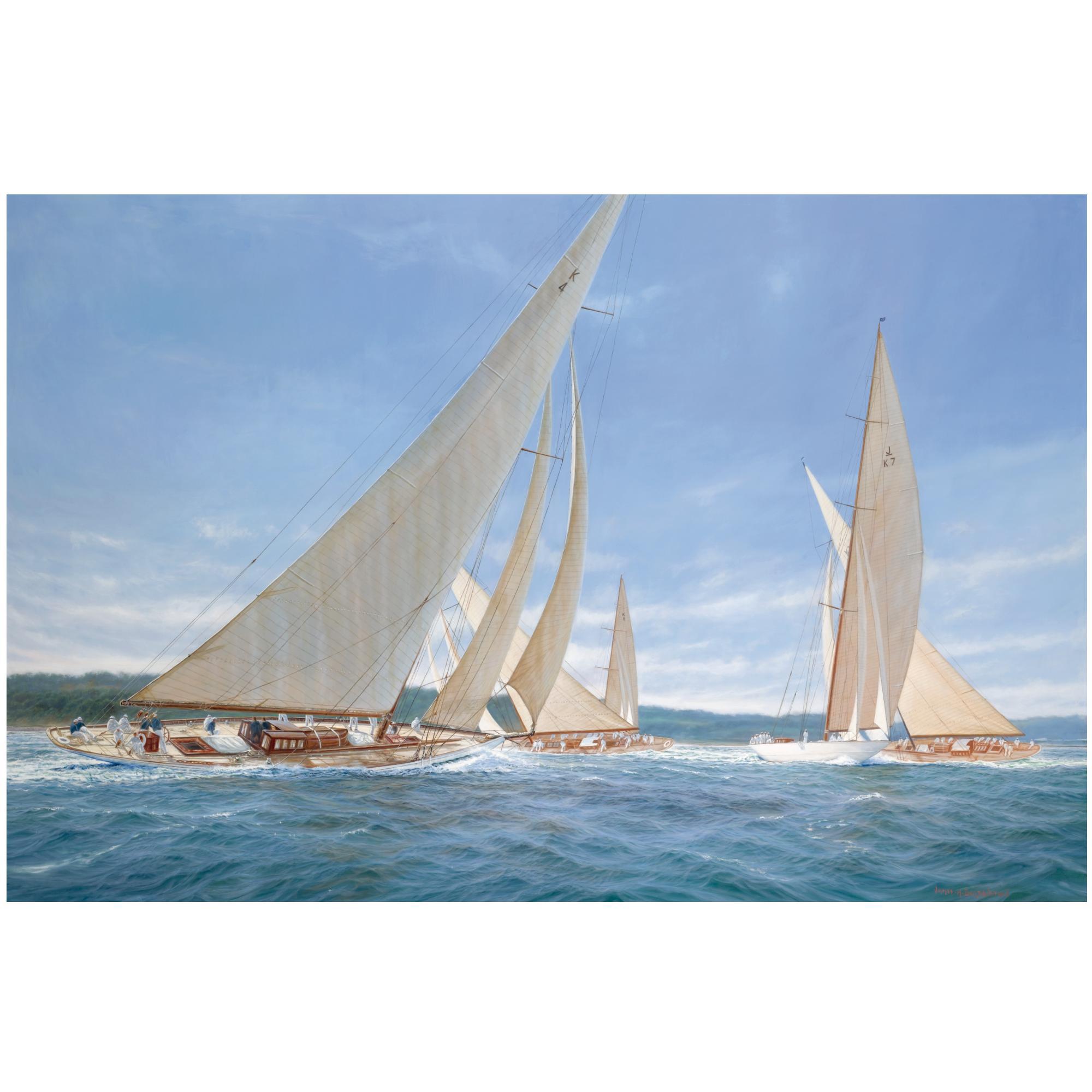 James Bartholomew - Ten Minute Gun, Cambria, Velsheda, Astra, Shamrock, Candida, 1931