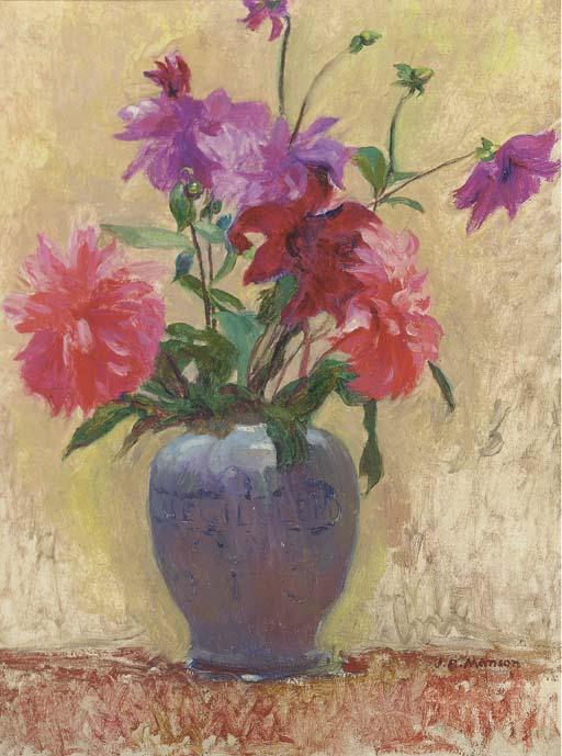 James Bolivar Manson - Dahlias