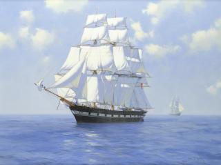 James Brereton - \'A Still Morning (The \'North Fleet\')\'