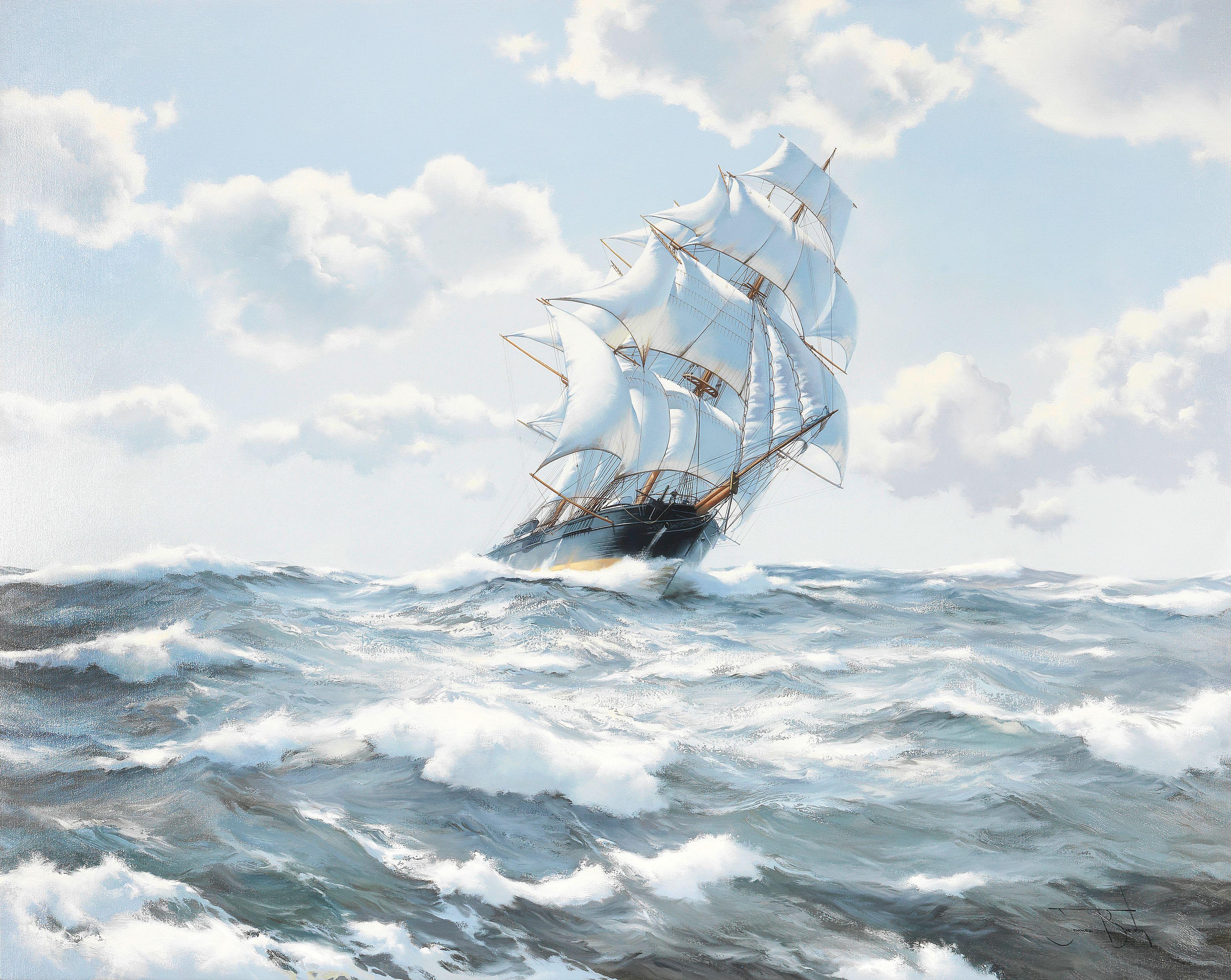 James Brereton - \'Braving the Seas, the Staghound\'