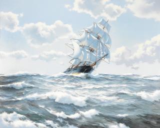 James Brereton - \'Braving the Seas, the Staghound\'