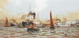 James Brereton - Off the Customs House, London