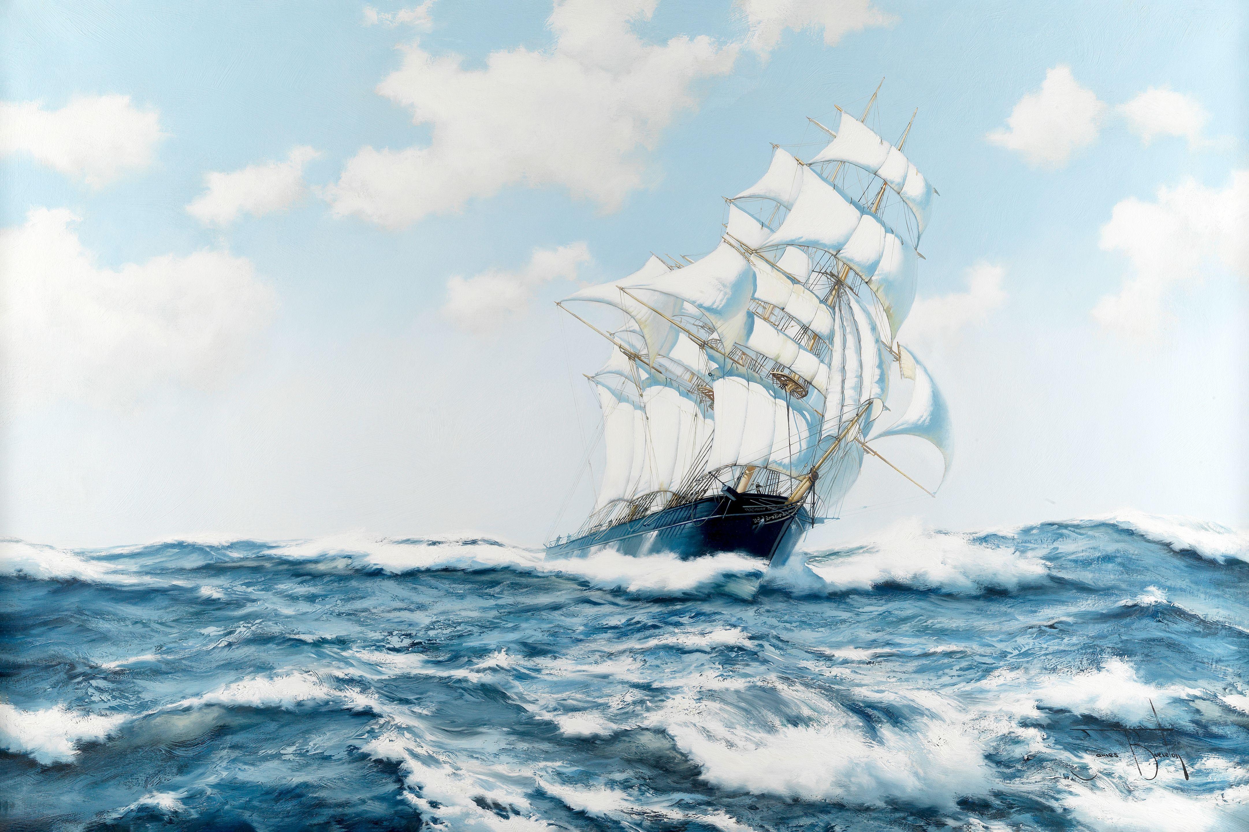 James Brereton - \'Summer Seas - The Norman Court\'