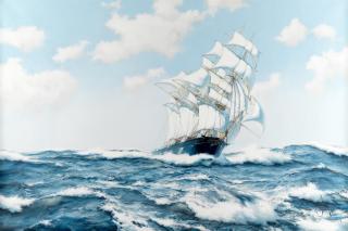 James Brereton - \'Summer Seas - The Norman Court\'