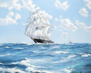 James Brereton - \'The Stanghound and the Charger racing\'