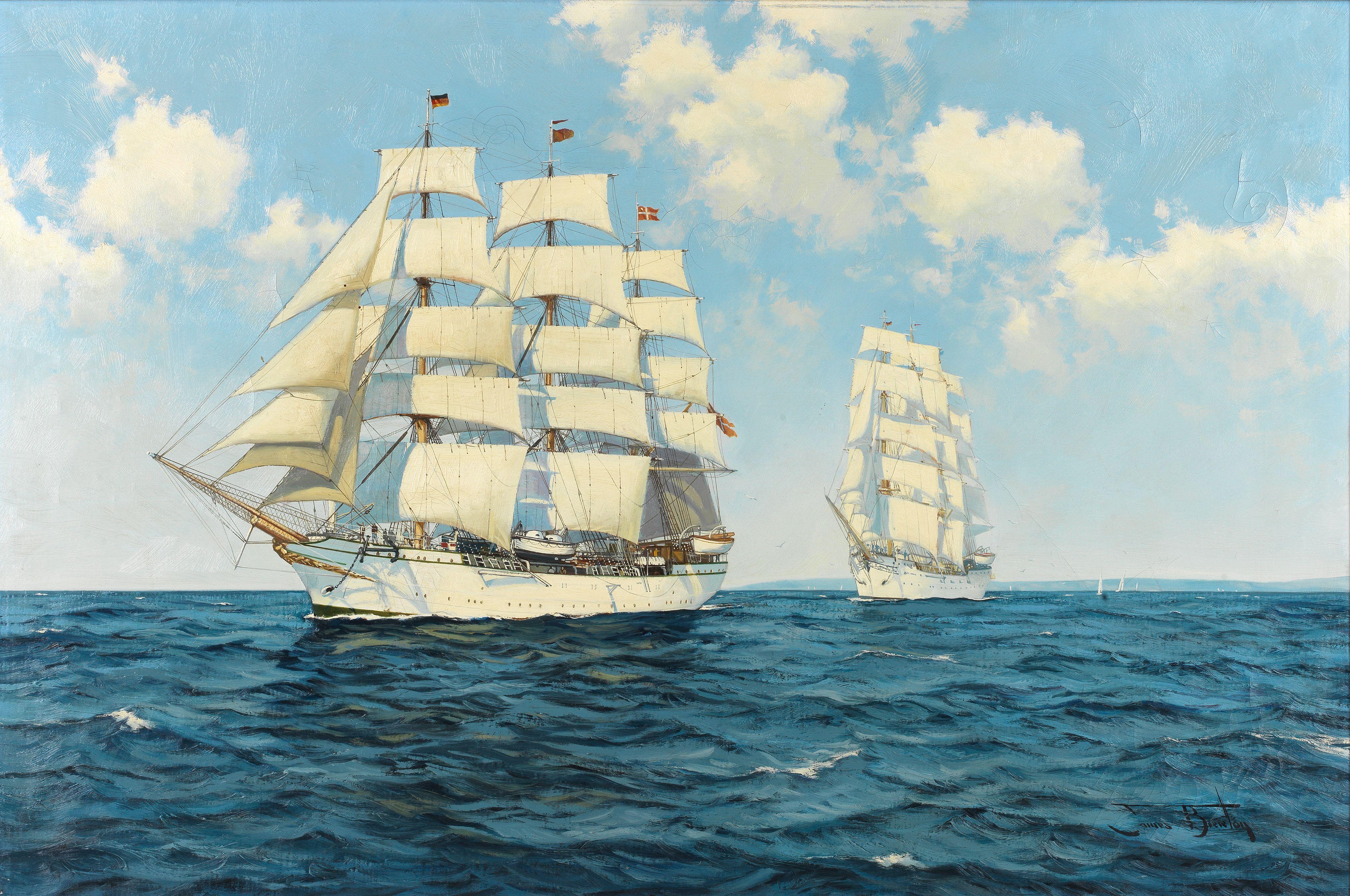 James Brereton - \'Two Tall Ships - Danmark & Christian Radich\'