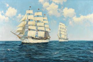 James Brereton - \'Two Tall Ships - Danmark & Christian Radich\'