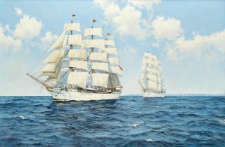 James Brereton - \'Two Tall Ships, Danmark & Christian Radich\'