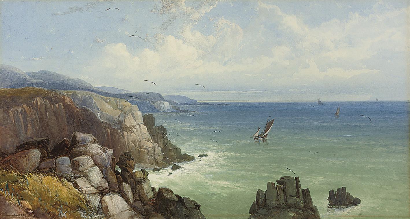 James Burrell Smith - A calm day on the South coast
