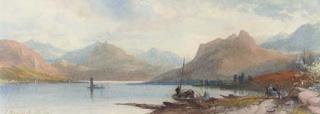 James Burrell Smith - A Peaceful Day By The Lake