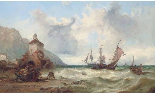 James Burrell - A freshening breeze off the Normandy coast
