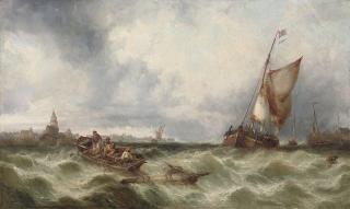 James Burrell - A heavy swell off Boulogne