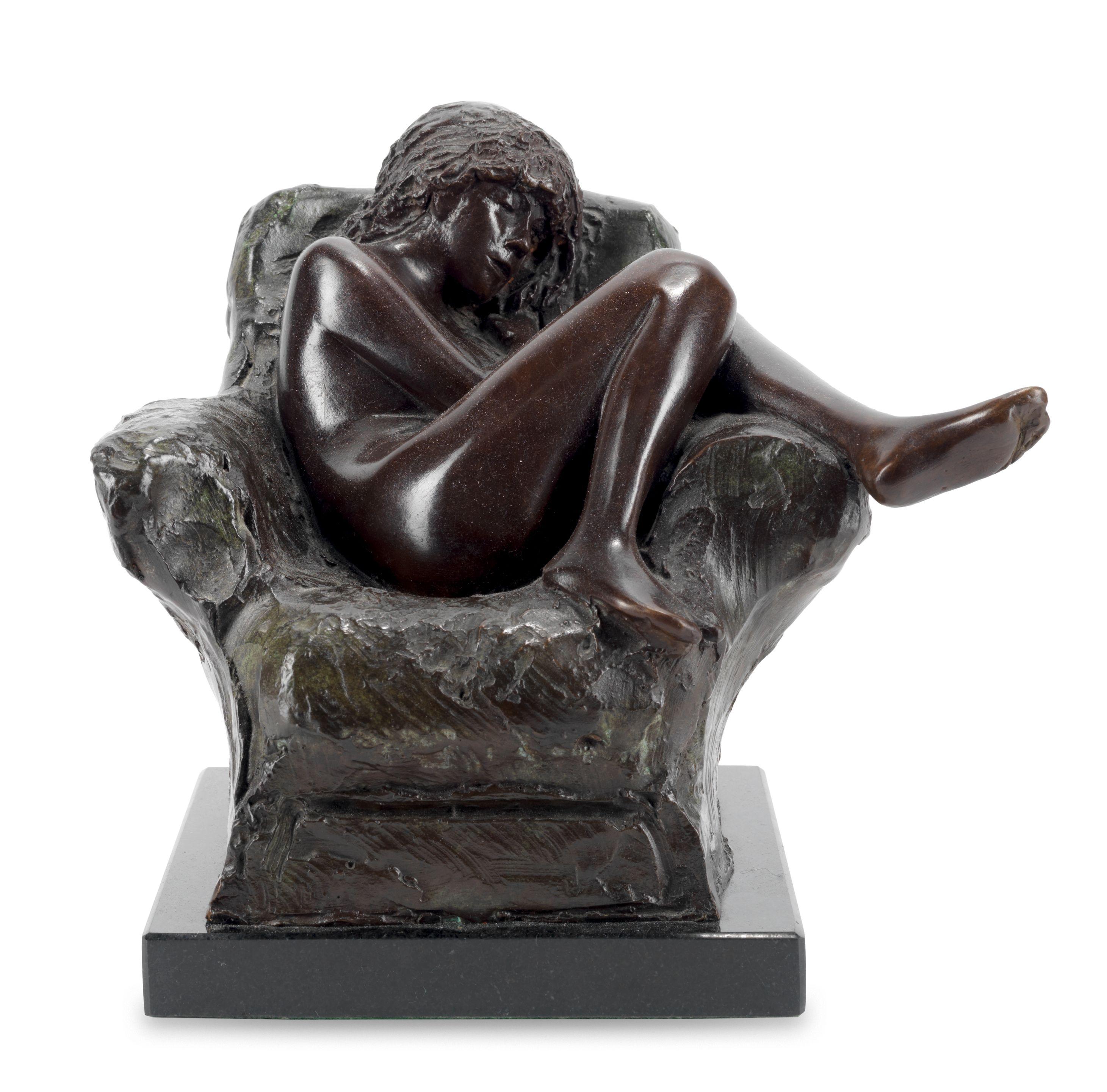 James Butler R.A. - Girl Asleep in an Armchair